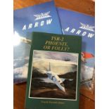 Aviation and Aeronautical Books and Magazines: A collection of three books relating to CF-105 and