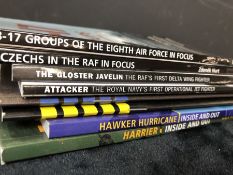 AVIATION AND AERONAUTICAL BOOKS AND MAGAZINES: A COLLECTION OF 8 VARIOUS PUBLICATIONS TO INCLUDE THE