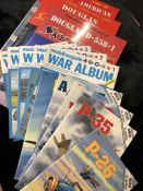 AVIATION AND AERONAUTICAL BOOKS AND MAGAZINES: A COLLECTION OF PUBLICATIONS TO INCLUDE WAR ALBUM