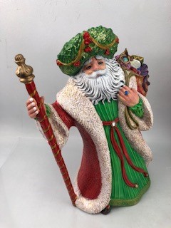 Collection of three Christmas items, two Santa's and a table ornament (largest apprx. 56cm) - Image 3 of 4