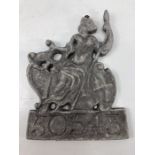 Lead fire plaque 50543 Britannia figurine