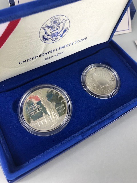 Coins: Two sets of commemorative United states Liberty coins - Image 3 of 4