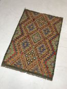 Chobi Kilim rug approx 118cm x 82cm