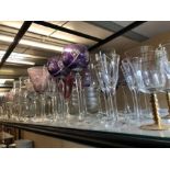 Large collection of modern glassware (QTY)