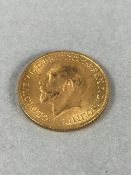 1911 George V gold full sovereign