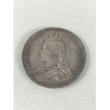UNITED KINGDOM Victoria (1837-1901) silver crown 1887 Jubilee head