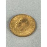 1911 George V gold full sovereign