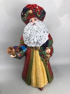 Collection of three Christmas items, two Santa's and a table ornament (largest apprx. 56cm) - Image 2 of 4