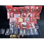 A collection of approx. 18 Del Prado metal cavalry figures, all boxed, along with approx. 17 Del