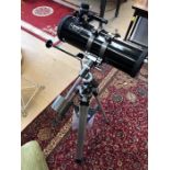 Helios floor standing telescope, D=114mm, F=1000mm with coated optics, on tripod stand