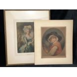 'Marie Antoinette, after Le Brun, signed artists proof, Francis S Walker, c.1910', and a further