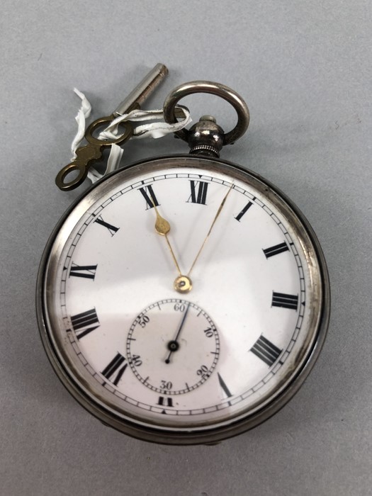 Collection of five pocket watches (one hallmarked silver) A/F - Image 4 of 10