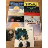 13 Progressive Rock LPs including albums by T2, Quintessence (pink Island label), Free, Camel,