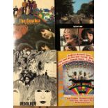 6 The Beatles LPs. Including "Yellow Submarine" (UK orig Apple stereo pressing), "Abbey Road" (UK