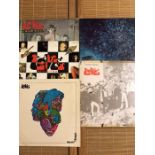 5 Love LPs including "Revisited", "Out Here" (UK Harvest pressing), "Forever Changes" (UK