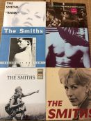 6 The Smiths LPs/12" including "Rank", "Hatful Of Hollow", "The World Won't Listen", "The