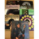 Nine Vinyl LP's By Shirley Bassey, to include Something, And I Love You So etc