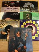 Nine Vinyl LP's By Shirley Bassey, to include Something, And I Love You So etc