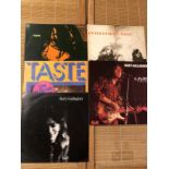 5 Taste & Rory Gallagher LPs including "Taste", "On The Boards", "Live At The Isle Of Wight" and "