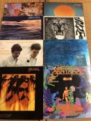 8 Santana LPs including "Abraxas", "Caravanserai", "Moonflower" etc...