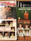 Collection of six Vinyl LP's all Christmas Themed