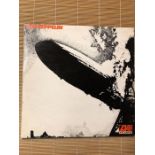Led Zeppelin "Led Zeppelin" LP. Original 1969 pressing on the Atlantic label 588171 with the