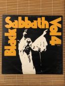 Black Sabbath "Vol. 4" LP on the Vertigo "swirl" label 6360 071. Comes with attached booklet and