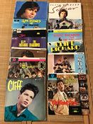 Collection of Cliff Richard Vinyl & LP's, box sets and Albums thirteen in total