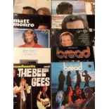 Nineteen Vinyl LP's to include Glen Campbell, Diana Ross, Bread, Andy Williams, Bee Gee's, Andy