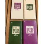 4 CD box sets including 1962 British Hit Parade Parts 1 & 2 and 1960 Parts 1 & 2.