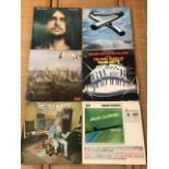 Six Vinyl LP's featuring electronic Music by Mike Oldfield & others