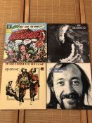 4 Groundhogs LPs including "Split", "Who Will Save The World", Hogwash" and "Thank Christ For The