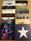 14 Neil Young LPs including "On The Beach", "Zuma", "After The Gold Rush", "Harvest", "Journey