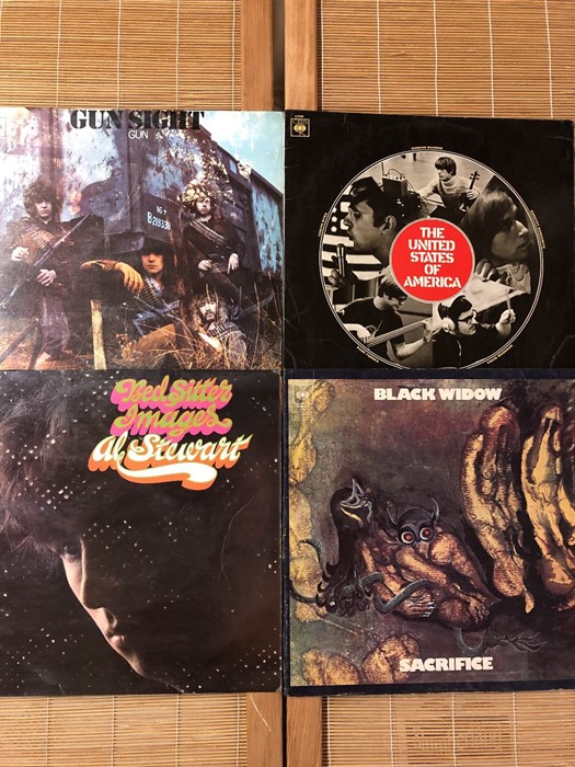 4 original UK pressings on the CBS label including Gun "Gunsight", Al Stewart "Bedsitter Images",