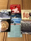 Seven Vinyl LP's all Christmas Themed