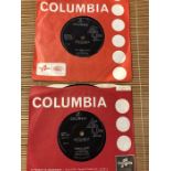 2 Pink Floyd 7" singles including original UK Columbia pressings of "Arnold Layne" (DB 8156) and "