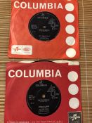 2 Pink Floyd 7" singles including original UK Columbia pressings of "Arnold Layne" (DB 8156) and "