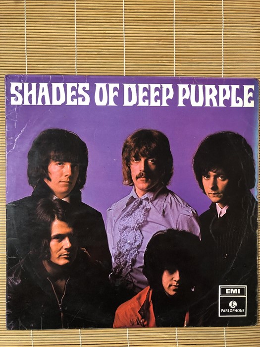 Deep Purple "Shades Of Deep Purple" LP. UK orig mono first pressing on the yellow & black Parlophone