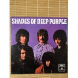 Deep Purple "Shades Of Deep Purple" LP. UK orig mono first pressing on the yellow & black Parlophone
