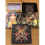 5 Hawkwind LPs including "Hawkwind", "Space Ritual", "In Search Of Space", "Hall Of The Mountain