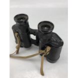 Pair of 6X Kershaw binoculars dated 1943, Bino Prism No.2 MkII serial number 177146, 12.5cm high