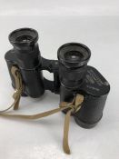 Pair of 6X Kershaw binoculars dated 1943, Bino Prism No.2 MkII serial number 177146, 12.5cm high
