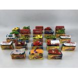 Collection of 23 Matchbox SUPERFAST "MAG-WHEELS-RACING SUSPENSION" BOXED VEHICLES INCLUDING MODELS