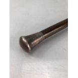 Silver topped and tipped Walking cane