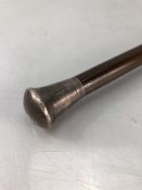 Silver topped and tipped Walking cane