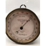 A Short & Mason, London aneroid barometer Mark II, approx13cm diameter