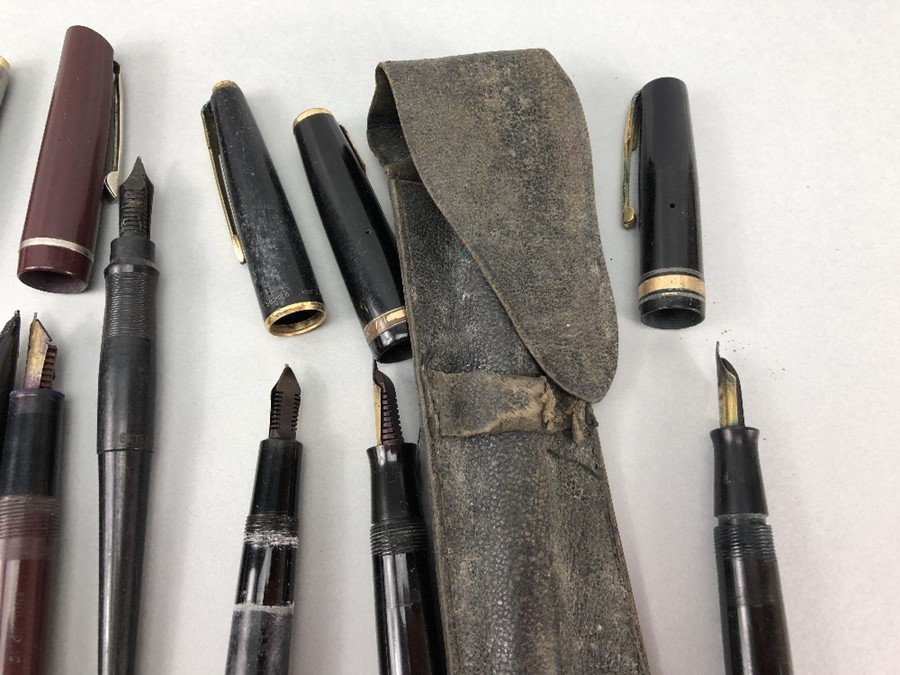 Collection of various fountain pens several with gold nibs - Image 8 of 8