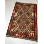 Chobi Kilim rug approx 157cm x 102cm