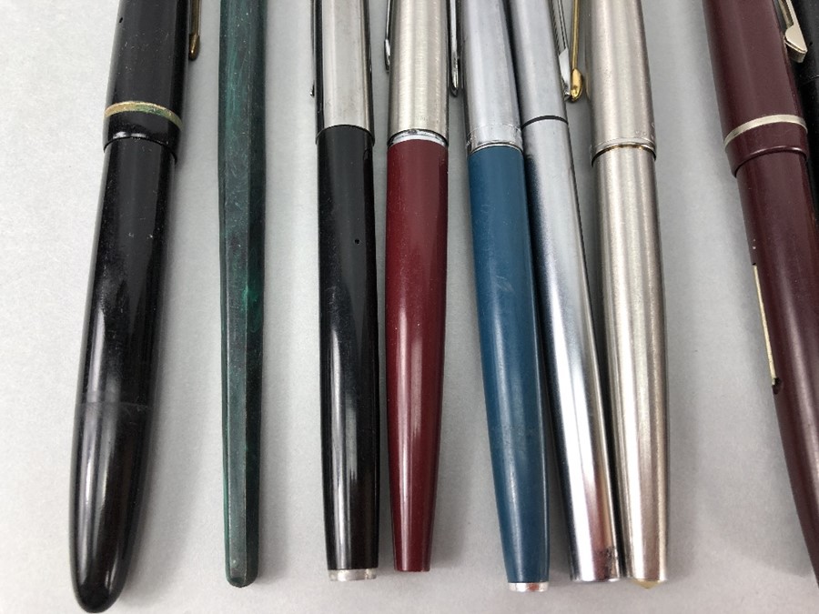 Collection of various fountain pens several with gold nibs - Image 2 of 8