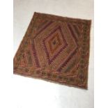 Gazak rug approx 105cm x 105cm